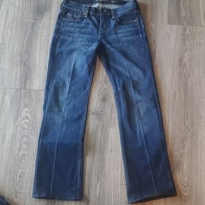 7 for all mankind , dark wash, trouser jeans